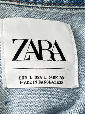 ZARA/ザラ/デニムジャケット/ジャケット/アウター/ブルー/L