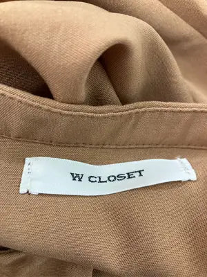 w closet/ダブルクローゼット/ワンピース/ワンピース/ドレス/ブラウン/M