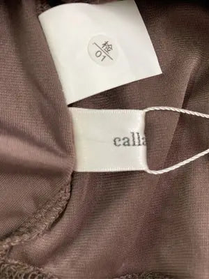 callautia/カラウティア/Tシャツ/カットソー/トップス/ブラウン/M