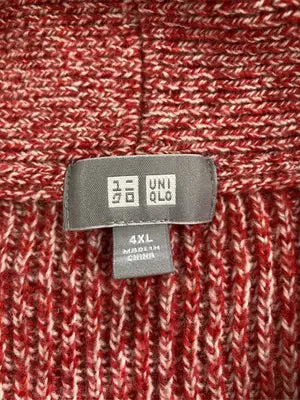UNIQLO/ユニクロ/カーディガン/ボレロ/トップス/レッド/4XL