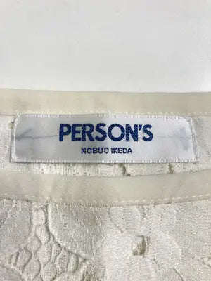 PERSON'S/パーソンズ/シャツ/ブラウス/トップス/アイボリー/M
