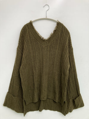 EGOIST/エゴイスト/ニット/セーター/トップス/カーキ