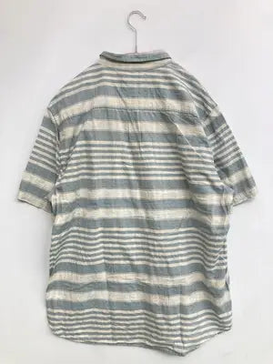 slim fit/シャツ/ブラウス/トップス/スカイブルー/XL