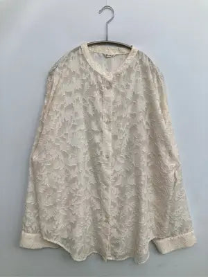 Rafnaf/シャツ/ブラウス/トップス/ホワイト/L   バスト86～94   身長154～162