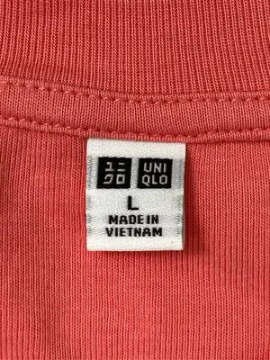 UNIQLO/ユニクロ/Tシャツ/カットソー/トップス/レッド/L