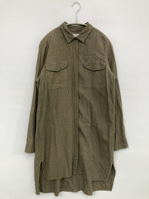 BACK NUMBER/バックナンバー/シャツワンピース/ワンピース/ドレス/ブラウン/M