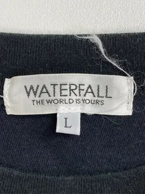 WATERFALL/Tシャツ/カットソー/トップス/ブラック/L