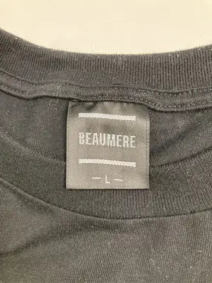 BEAUMERE/Tシャツ/カットソー/トップス/ブラック/L