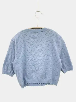 ZARA/ザラ/カーディガン/ボレロ/トップス/スカイブルー/USA S