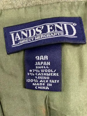 LANDS' END/ランズエンド/テーラードジャケット/ジャケット/アウター/カーキ/9AR