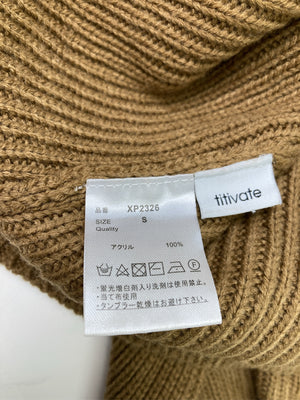 titivate/ティティベイト/ワンピース/ワンピース/ドレス/ブラウン/S