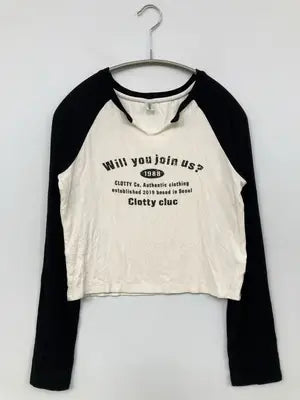 Shang Pin/Tシャツ/カットソー/トップス/ブラック