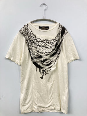 ZARA/ザラ/Tシャツ/カットソー/トップス/ホワイト/S