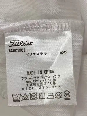 titleist/ポロシャツ/トップス/ホワイト/S