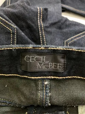 CECIL McBEE/セシルマクビー/デニムパンツ/パンツ/ブラック/24