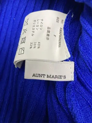 AUNT MARIE'S/アントマリーズ/ニット/セーター/トップス/ブルー/F