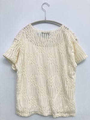 Bell mode/シャツ/ブラウス/トップス/ホワイト