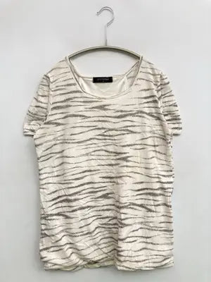 accrocher/Tシャツ/カットソー/トップス/アイボリー/M