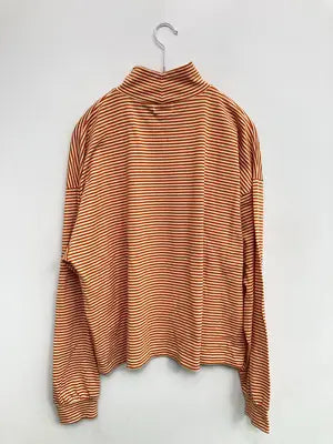 Linoluce/リノルーセ/Tシャツ/カットソー/トップス/オレンジ/M  バスト79～87　身長154～162