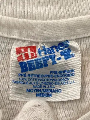 Hanes' BEEFY/ヘインズビーフィー/Tシャツ/カットソー/トップス/ホワイト/M