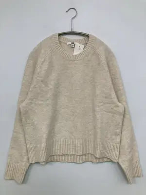 UNIQLO/ユニクロ/ニット/セーター/トップス/ベージュ/S