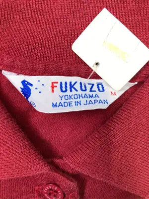 FUKUZO/ポロシャツ/トップス/レッド/M