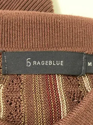 RAGEBLUE/レイジブルー/ポロシャツ/トップス/ブラウン/M