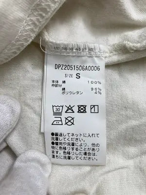 Discoat/ディスコート/Tシャツ/カットソー/トップス/ホワイト/S