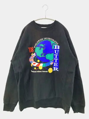 Butter/バター/スウェット/トップス/ブラック/LARGE