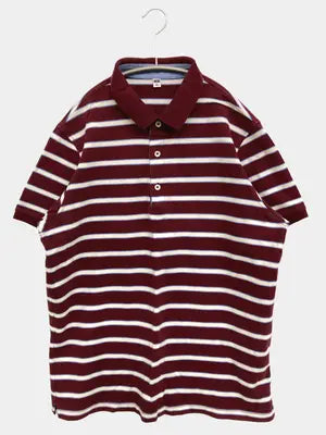 UNIQLO/ユニクロ/ポロシャツ/トップス/レッド/XL