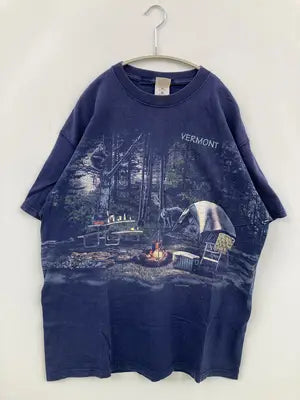 FRUIT OF THE LOOM/フルーツオブザルーム/Tシャツ/カットソー/トップス/ネイビー/XL