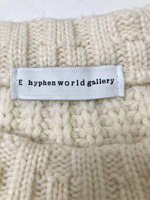 E hyphen world gallery/イーハイフンワールドギャラリー/ベスト/トップス/アイボリー/F