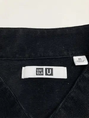 UNIQLO U/ユニクロユー/シャツ/ブラウス/トップス/ブラック/XL