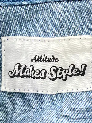 Attitude makes style!/アティチュードメイクススタイル/デニムジャケット/ジャケット/アウター/ブルー/F