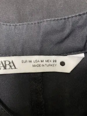 ZARA/ザラ/シャツ/ブラウス/トップス/ブラック/USA M