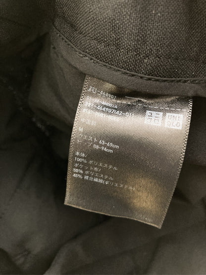 UNIQLO/ユニクロ/スラックス/パンツ/ブラック/M