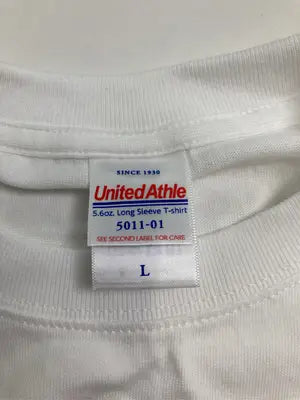 United Athle/ユナイテッドアスレ/Tシャツ/カットソー/トップス/ホワイト/L