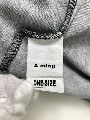 A.ming/Tシャツ/カットソー/トップス/グレー/ONE SIZE