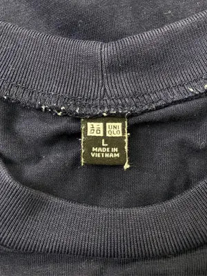 UNIQLO/ユニクロ/シャツワンピース/ワンピース/ドレス/ネイビー/L