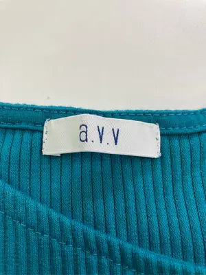 a.v.v/アーヴェヴェ/Tシャツ/カットソー/トップス/グリーン/L