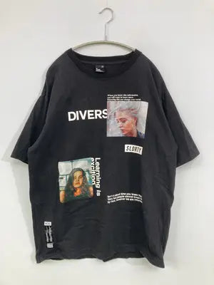 B ONE SOUL/ビーワンソウル/Tシャツ/カットソー/トップス/ブラック/M