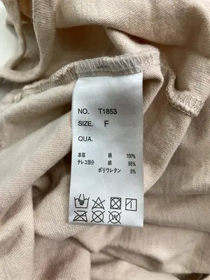 TipTop/ティップトップ/Tシャツ/カットソー/トップス/ベージュ/F