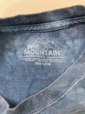 THE MOUNTAIN/ザマウンテン/Tシャツ/カットソー/トップス/ブルー/M