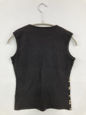 MORGAN/モルガン/ノースリーブ/トップス/ブラック