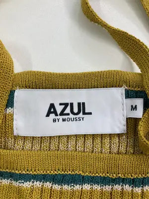 AZUL by MOUSSY/アズールバイマウジー/ニット/セーター/トップス/イエロー/M