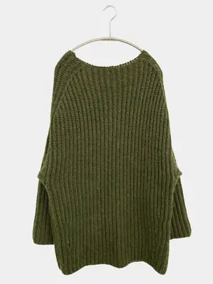 MOUSSY/マウジー/ニット/セーター/トップス/カーキ/160/80