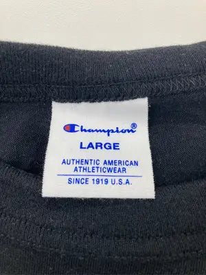 Champion/チャンピオン/Tシャツ/カットソー/トップス/ブラック/LARGE