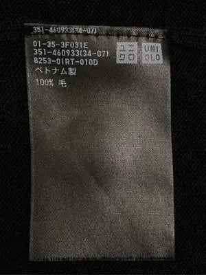 UNIQLO/ユニクロ/ニット/セーター/トップス/ブラック/XL