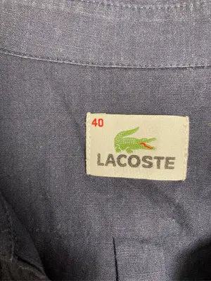 LACOSTE/ラコステ/シャツワンピース/ワンピース/ドレス/ネイビー/40