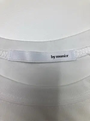 by muni:r/バイムニール/Tシャツ/カットソー/トップス/ホワイト/L